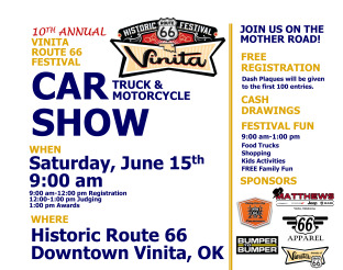 View Car Show Registration form.